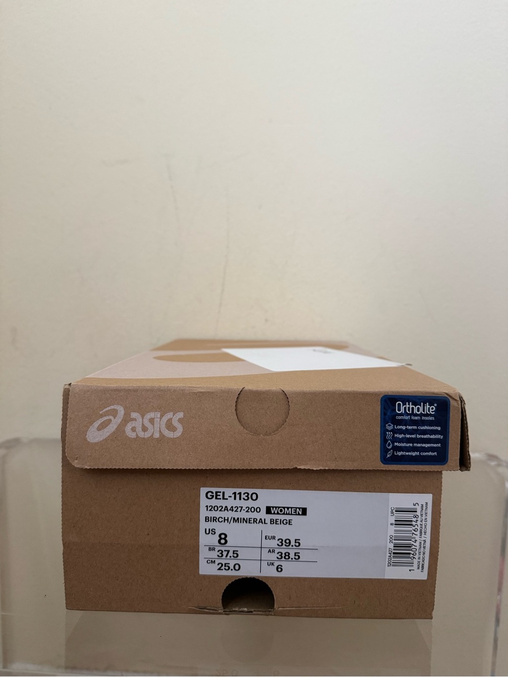 ASICS Gallery Dept. X Gel 1130 Shoes Sneakers Birch Mineral Beige Size 8 - Picture 11 of 11